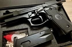 AQK Пневматический пистолет Беретта M92 F 6мм.
