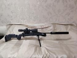 ORSIS 120 (.308 Win) в ложе Mastergun + сошки Atlas + банка БРТ
