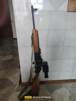 Сайга с тепловизионным прицелом  