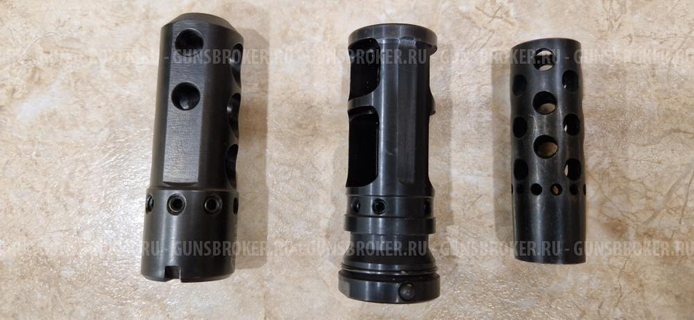 ДТК АК/АКМ резьба 14/1 L,. 15×1 Лось,Сайга., есть 16×1 на Орсис.