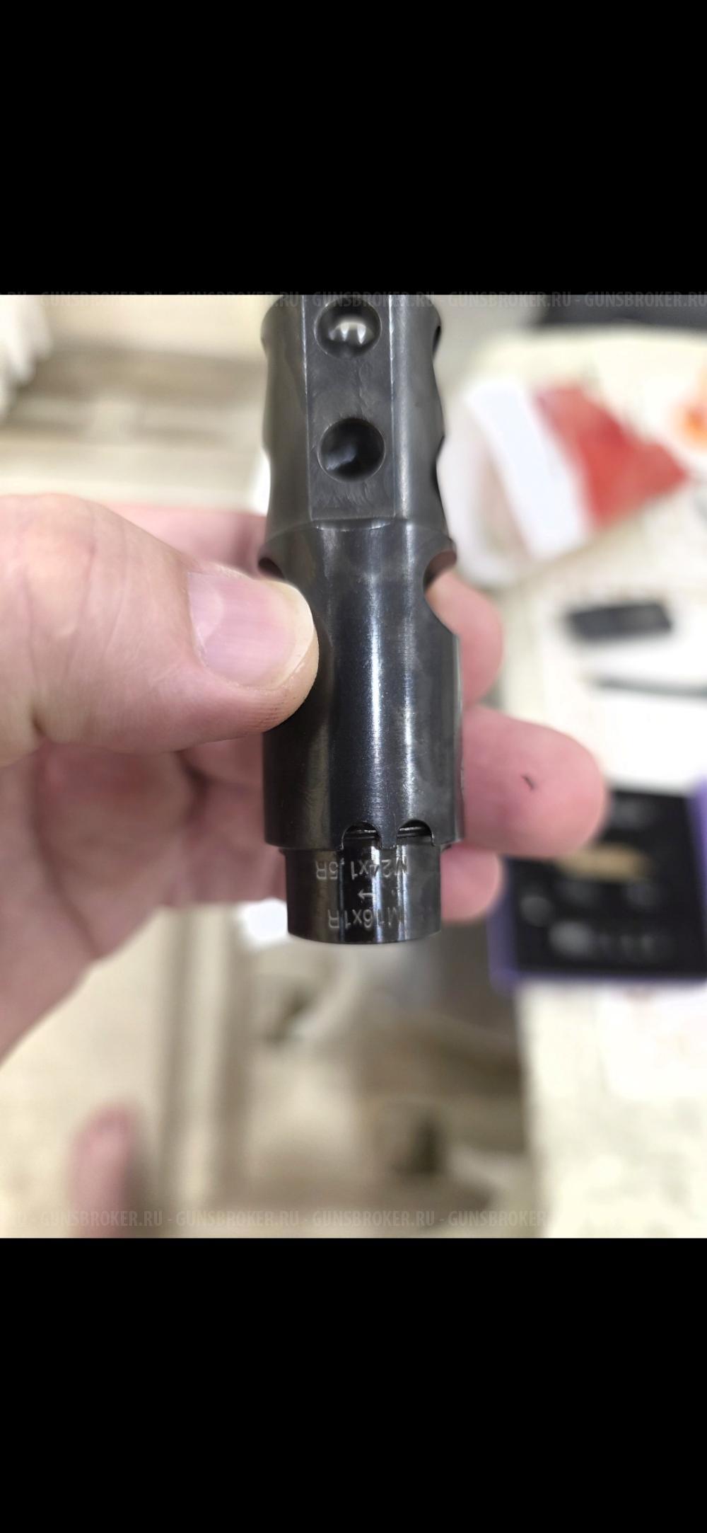 ДТК АК/АКМ резьба 14/1 L,. 15×1 Лось,Сайга., есть 16×1 на Орсис.