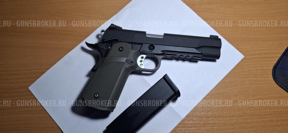 Пистолет пневм KP-05.GAS M1911 COLT GBB Hi-Capa 6" GAS ODG (KJW)