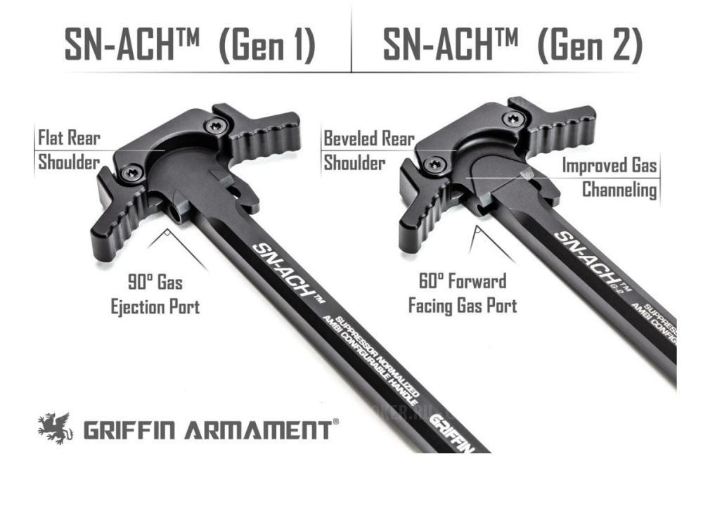 Рукоять взвода AR 15/M4 Griffin GEN2 SN-ACH