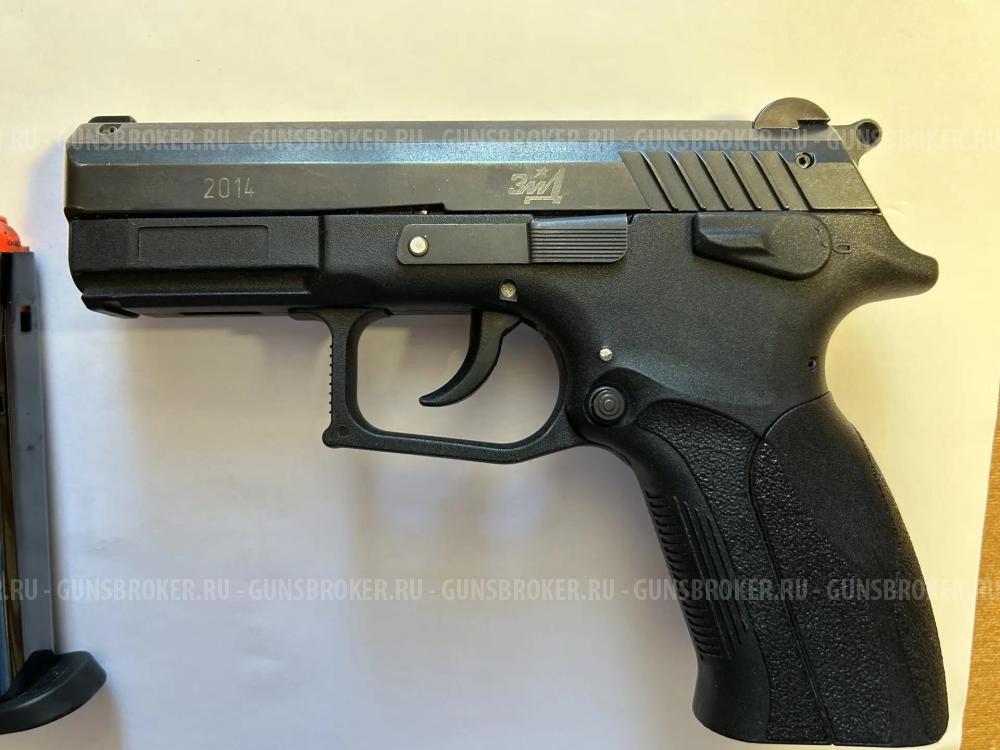 Травматический пистолет Grand Power T12 (ЗиД, 2014 г.в.) — без настрела, без перегородок. 